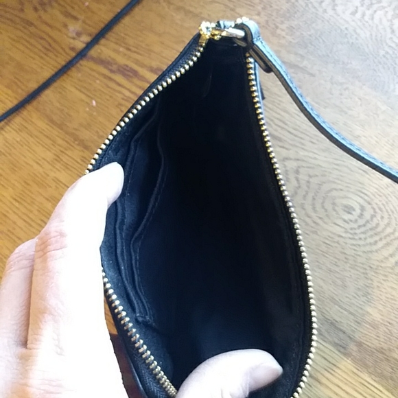 Coach Black Leather Wristlet - Picture 7 of 7
